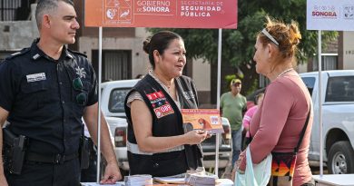 Acercan servicios a las familias de la colonia San Rafael  mediante Feria de Paz en Cajeme